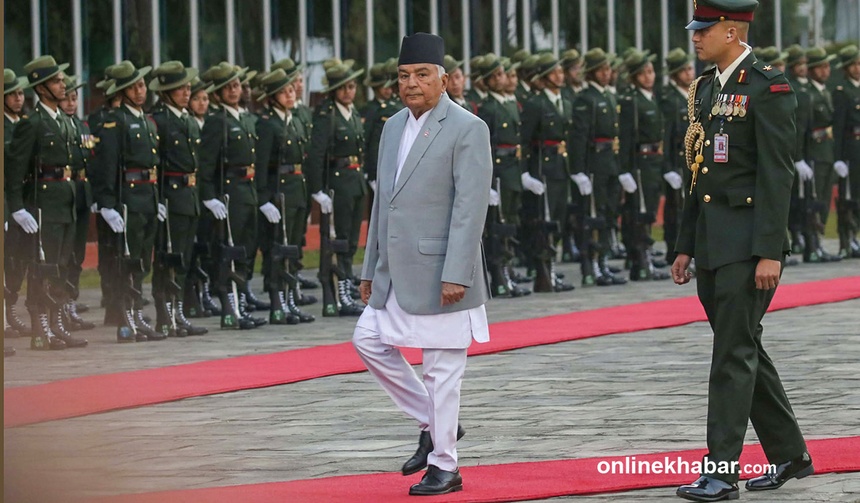 स्वदेश फर्किए राष्ट्रपति पौडेल (तस्वीरहरू)
