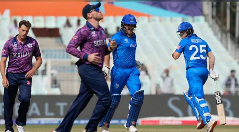 टी-२० विश्वकप : इटली डेब्यू खेलमै पराजित, स्कटल्यान्डको मिठो बदला
