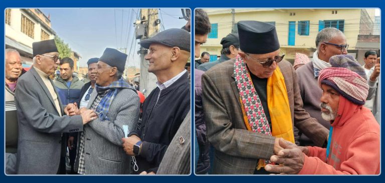 मोरङ-६ मा शेखर : विकास गरेको दाबी गर्दै, भोट माग्दै