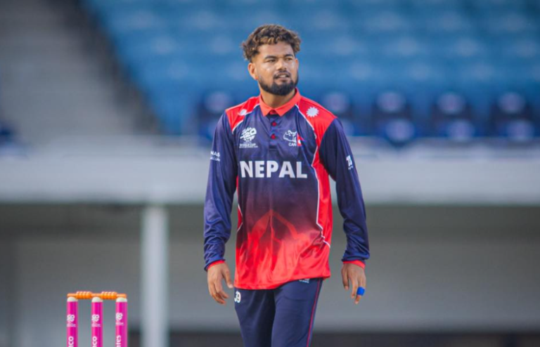 टी-२० विश्वकपबाटै शेर मल्लको राष्ट्रिय टिममा डेब्यु