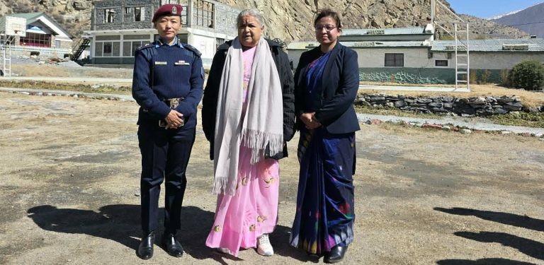 मुस्ताङ पुगेर प्रधानमन्त्री खुसी, भनिन्- महिलाले हाँकेको जिल्ला रहेछ