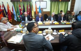 लुम्बिनी प्रदेशमा प्रधानमन्त्रीले गरिन् निर्वाचन तयारीबारे छलफल