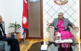 भारतको सहयोगप्रति प्रधानमन्त्रीले दिइन् धन्यवाद, राजदूतले भने– यो हाम्रो कर्तव्य