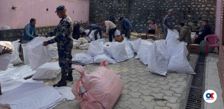 स्याङ्जा आइपुग्यो ५१ प्रकारका निर्वाचन सामाग्री