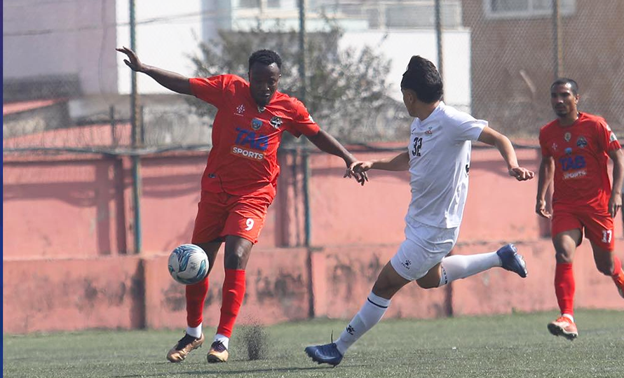 राष्ट्रिय लिग फुटबलमा सातदोबाटो र चित्लाङको गोलरहित बराबरी