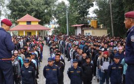 सङ्खुवासभामा निर्वाचन प्रहरीलाई दिइयो आधारभूत तालिम