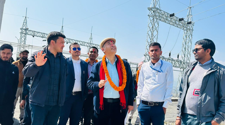 तम्घास–बुर्तिबाङ १३२ केभी प्रसारणलाइन सञ्चालनमा