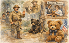 टेडी बियर : शिकार खोल्न गएका राष्ट्रपतिलाई जब नाजुक भालुको माया लाग्यो