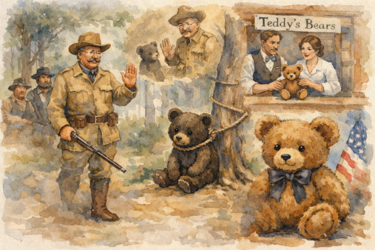 टेडी बियर : शिकार खोल्न गएका राष्ट्रपतिलाई जब नाजुक भालुको माया लाग्यो