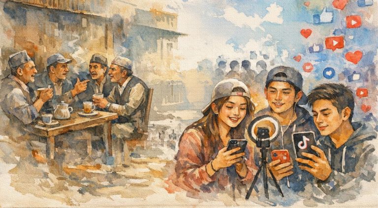 राजनीतिक गफ : पहिले चिया पसल, अहिले टिकटक