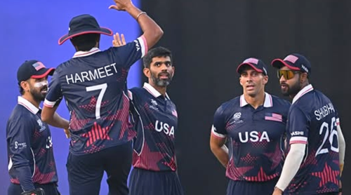 टी-२० विश्वकपमा अमेरिकाको दोस्रो जित, नामिबिया बाहिरियो