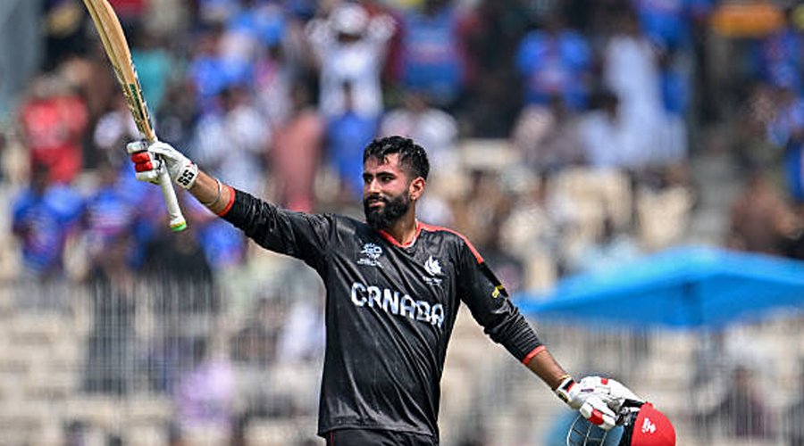 क्यानडाका सम्राले बनाए टी-२० विश्वकपमा कीर्तिमानी शतक