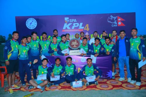 एसपीए कैलाली प्राइड लिगको उपाधि पुनर्वास नगरपालिका ‘बी’ लाई