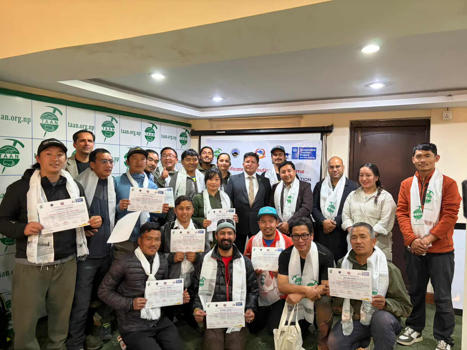 संरक्षित तथा दिगो पर्वतीय पर्यटनलाई ‘ट्रेकिङ गाइड खोज तथा उद्धार तालिम’