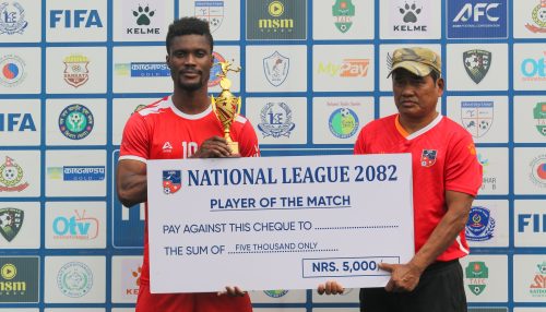 रिचर्डको दुई गोलमा चर्च ब्वाइजले कांक्रेविहारलाई हरायो