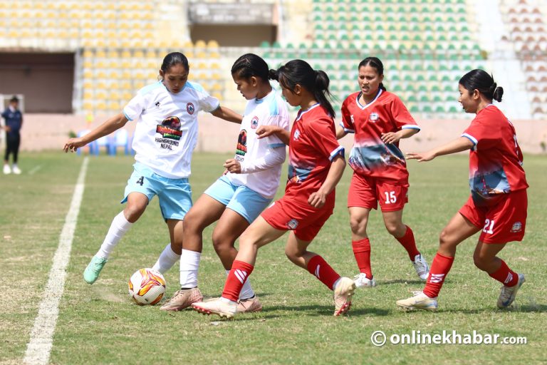 एन्फा महिला लिग : आरएस पोखरामाथि बागमती युथ क्लबको रोमाञ्चक जित