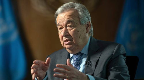 मध्यपूर्वको युद्ध अन्त्य गर्ने साँचो अमेरिकाको हातमा छ : महासचिव गुटेरेस