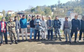 अर्घाखाँचीमा वन डढेलो नियन्त्रणका लागि ड्रोनबाट अनुगमन सुरु