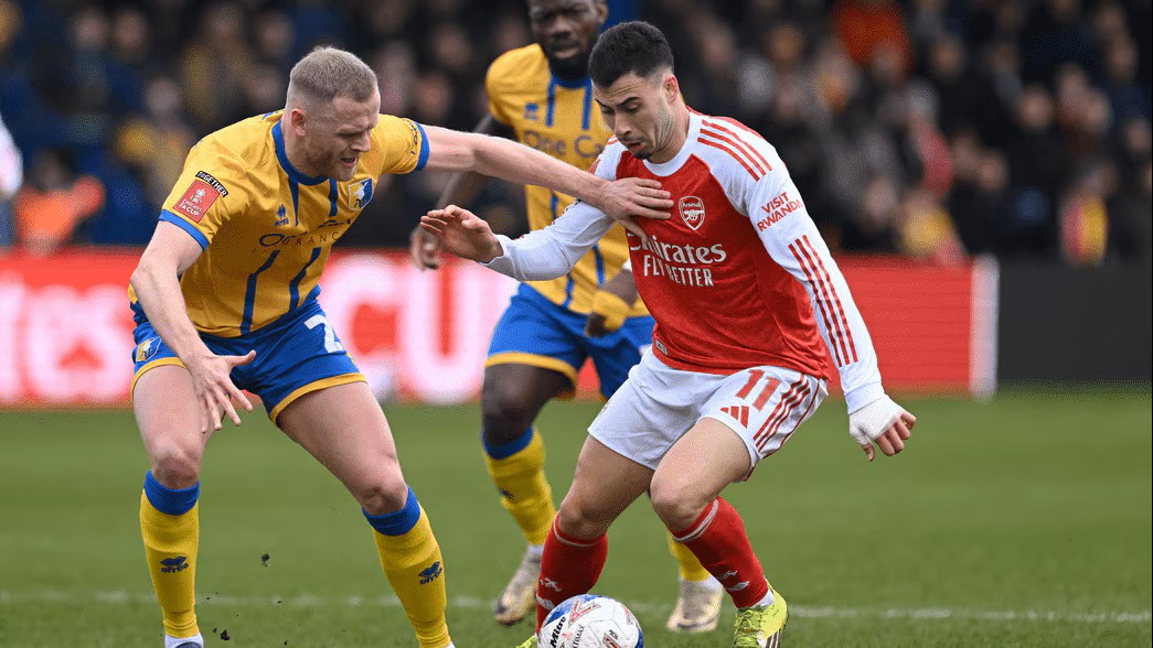 आर्सनल एफए कपको क्वाटरफाइनलमा