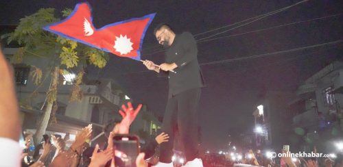 ओलीलाई हराएपछि बालेनको सेलिब्रेसन, हेर्नुस् तस्वीरहरू