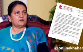 ओली-लेखकको पक्राउ अपरिपक्व, अस्थिरताको जोखिम बढाउनसक्छ : पूर्वराष्ट्रपति भण्डारी