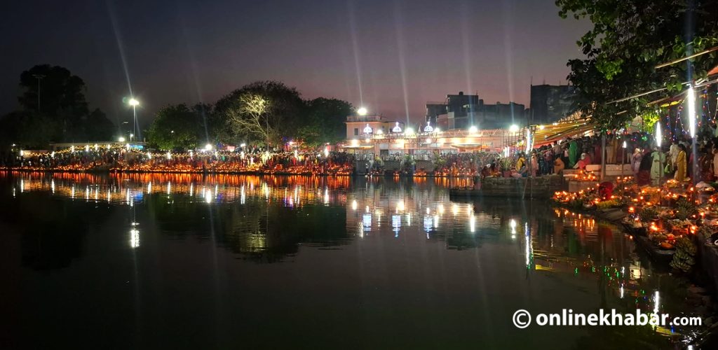 जनकपुरधाममा चैती छठको रमझम (तस्वीरहरू)