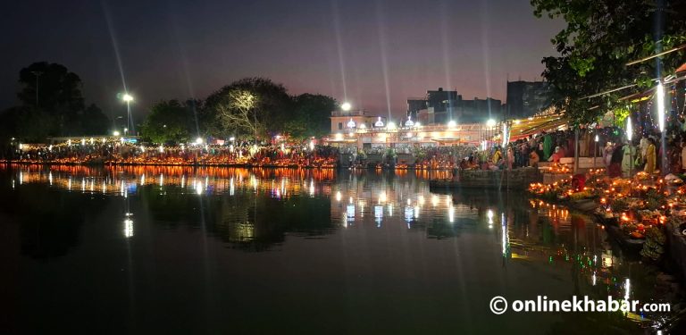 जनकपुरधाममा चैती छठको रमझम (तस्वीरहरू)