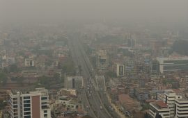 काठमाडौंको वायु प्रदूषणले पार गर्‍यो निकै अस्वस्थको तह