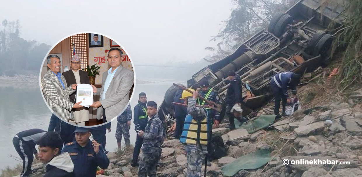 धादिङ बस दुर्घटना : कार्यदलको प्रतिवेदन- यान्त्रिक खराबी देखिएन, चालक थकित थिए