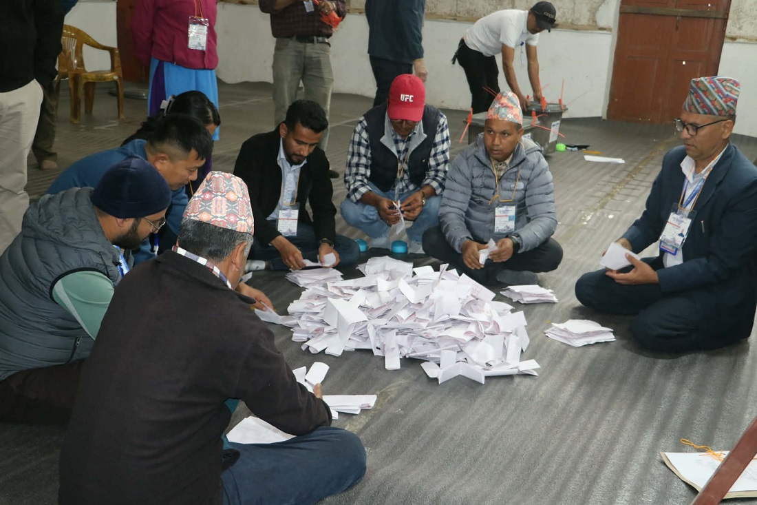 धनकुटामा मतगणना सुरु