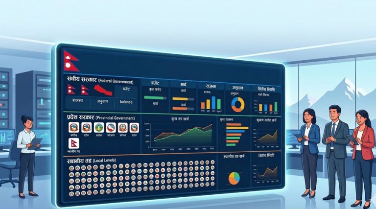 अब ७६१ वटै सरकारका वित्तीय सूचक एउटै ड्यासबोर्डमा हेर्न सकिने