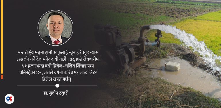 खेतमा चलेका हजारौँ डिजेल पम्पले के गर्दैछन् ?