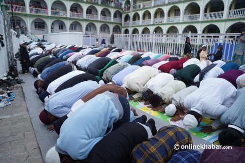 कास्मिरी मस्जिदमा ईद उल फित्रको उल्लास (तस्वीरहरू)