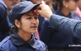 काठमाडौंका निर्वाचन प्रहरीको बिदाइ (तस्वीरहरू)