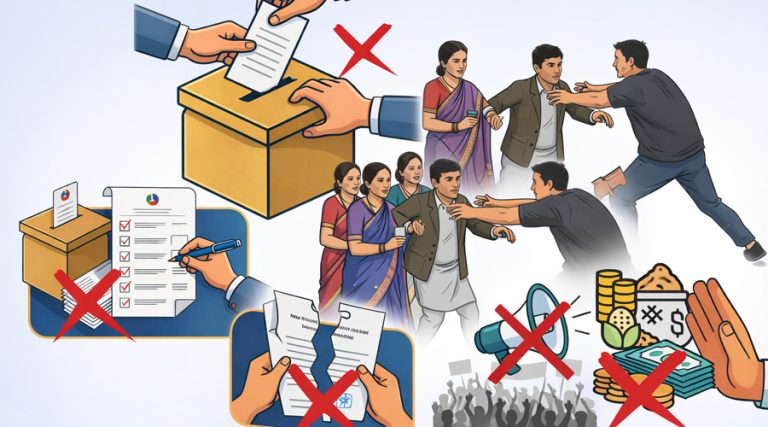 निर्वाचनको बेला हुने २५ कसूर, जसले हुनसक्छ उम्मेदवारी खारेजी र जेल सजाय