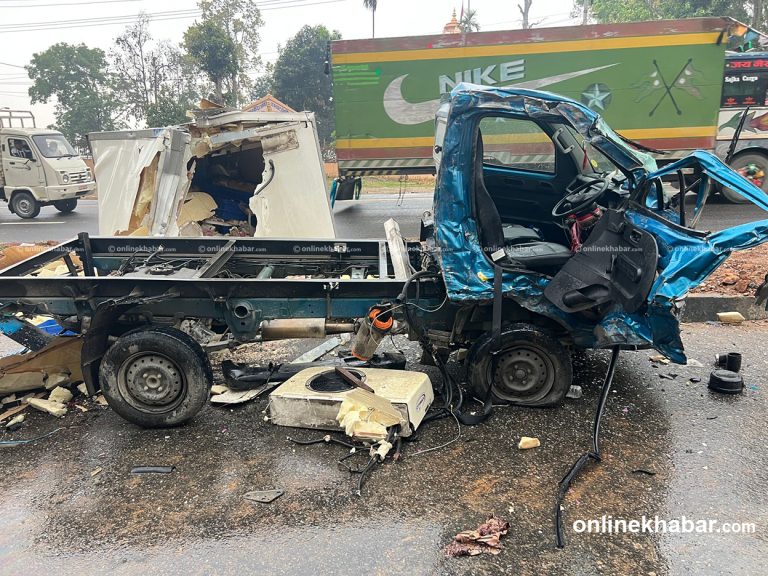 गैंडाकोटमा भयानक सवारी दुर्घटना, ३ गाडी एकैठाउँ ठोक्किए