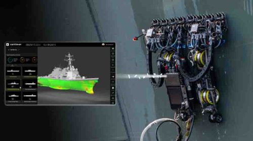 अमेरिकी नौसेनाले जहाज मर्मतमा रोबोट परिचालन गर्ने