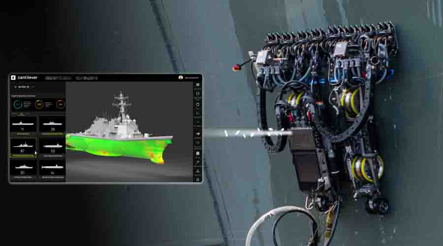 अमेरिकी नौसेनाले जहाज मर्मतमा रोबोट परिचालन गर्ने