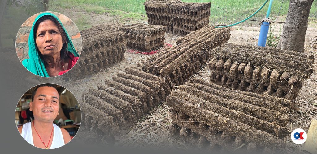 ग्यासको अभाव झेल्दै सहर, मधेशका गाउँमा गोइँठाकै भर