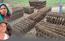 ग्यासको अभाव झेल्दै सहर, मधेशका गाउँमा गोइँठाकै भर