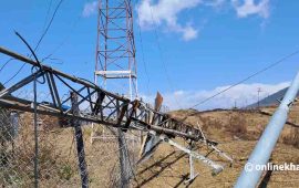 हावाहुरीले खोटाङको हलेसी एफमएको रिपिटर टावर भाँचियो, प्रशारण बन्द