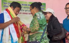 भूपू गोर्खाहरूद्वारा सम्मानित भए हर्क साम्पाङ र पूर्ण लिम्बू  