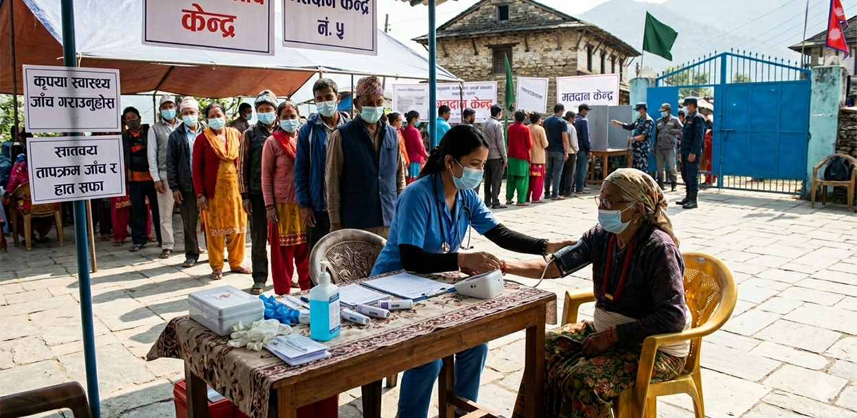 मतदान केन्द्रमा स्वास्थ्य समस्या देखिए कसरी हुन्छ उपचार ?