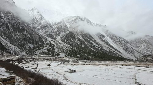 हुम्लामा वर्षा र हिमपात