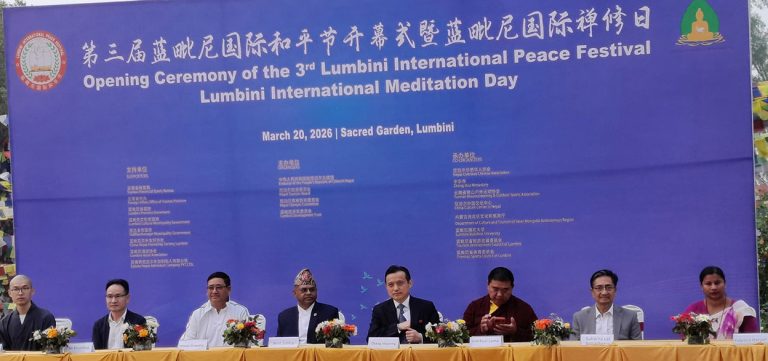 लुम्बिनी आध्यात्मिक पर्यटनको विश्वस्तरीय गन्तव्य : मन्त्री सिन्हा