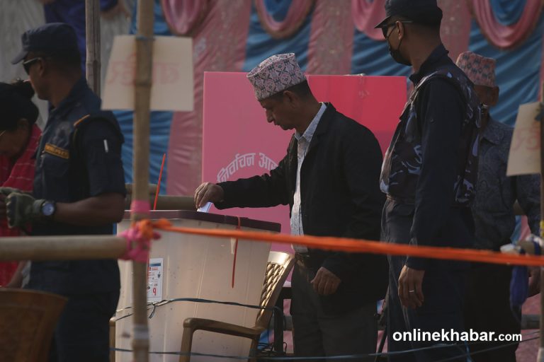 झापा-५ मा खस्यो ४५ प्रतिशत मत