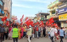 लेखकको गृहजिल्ला कञ्चनपुरमा कांग्रेस-एमालेको विरोध प्रदर्शन