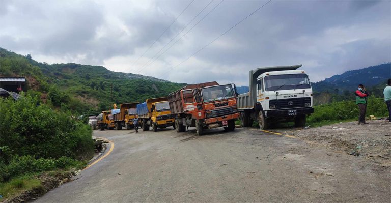 काठमाडौं उपत्यकाको फोहर विसर्जनमा फेरि अवरोध