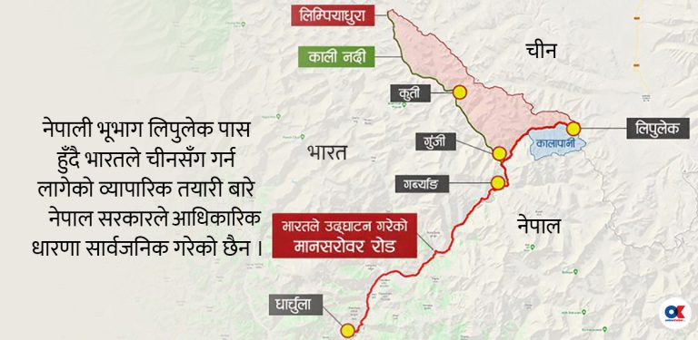 लिपुलेक नाकाबाट व्यापार गर्ने भारत-चीनको तयारी, नेपालको के होला प्रतिक्रिया ?