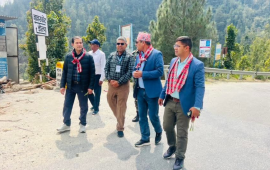 भौतिकमन्त्री चौलागाईंबाट भेरिकरिडोरको अनुगमन